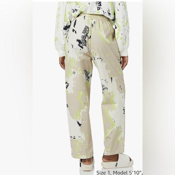 Rare/Self Women’s Standard Pull-On Wide Leg Twill Pant Unique Eclectic , Size 2 - Picture 12 of 13